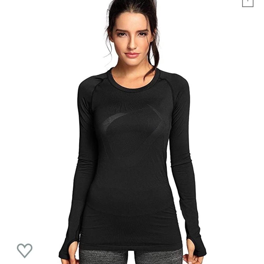 Black athletic long sleeve